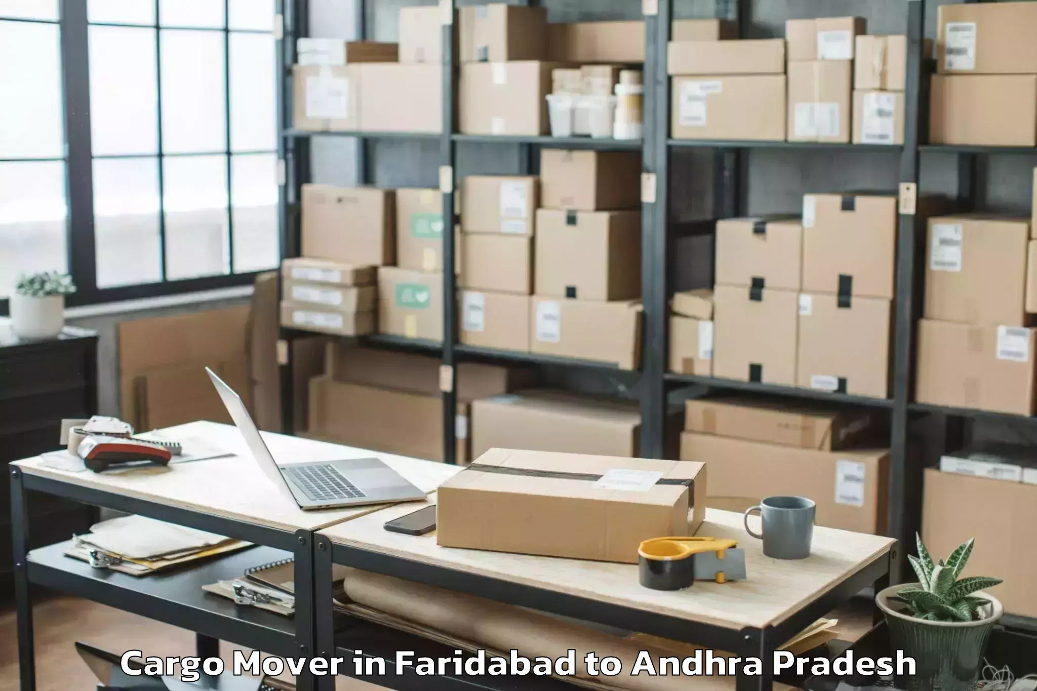 Professional Faridabad to Cheepurupalle Cargo Mover